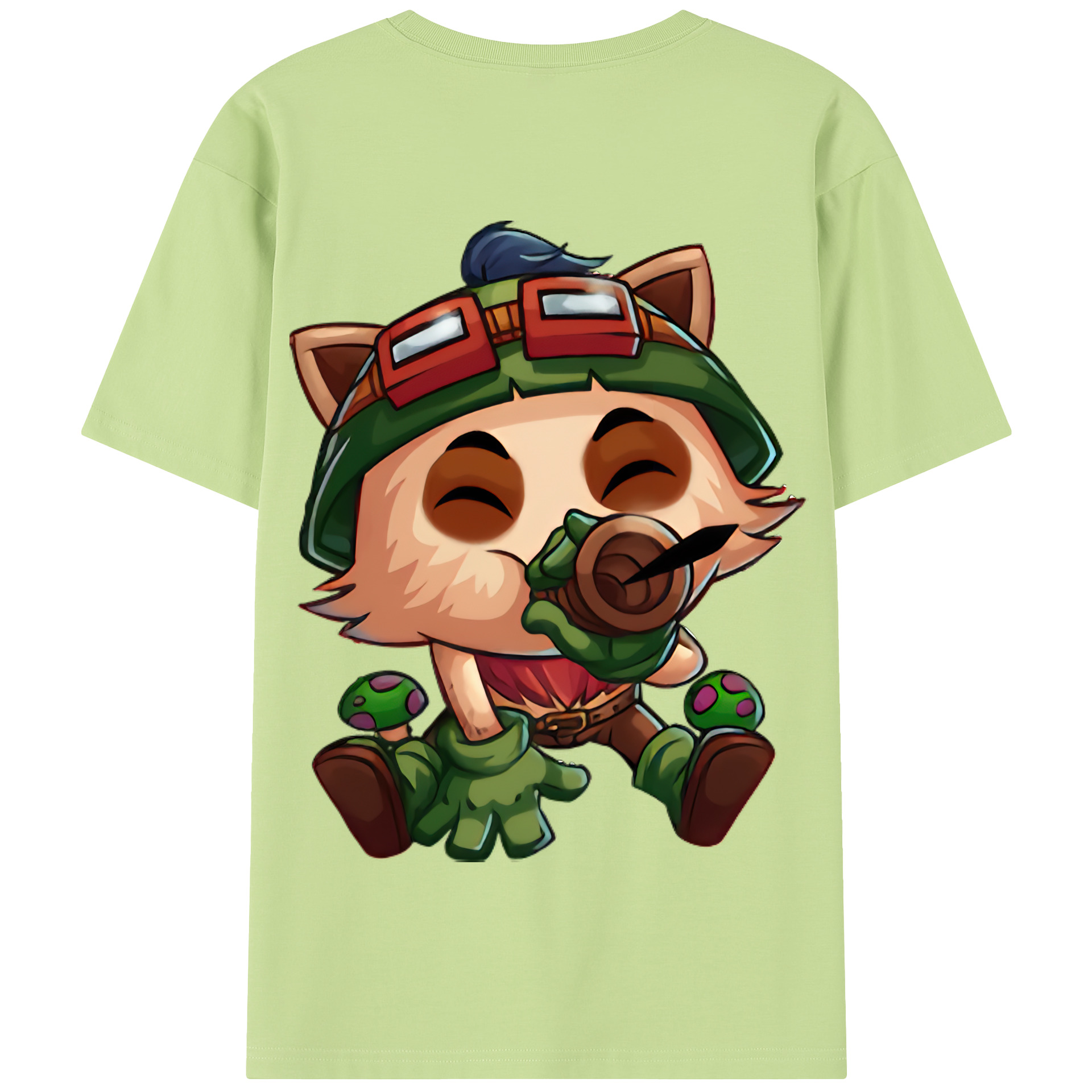 リーグ・オブ・レジェンド League of Legends LOL 綿100％半袖Tシャツ（背面プリント）